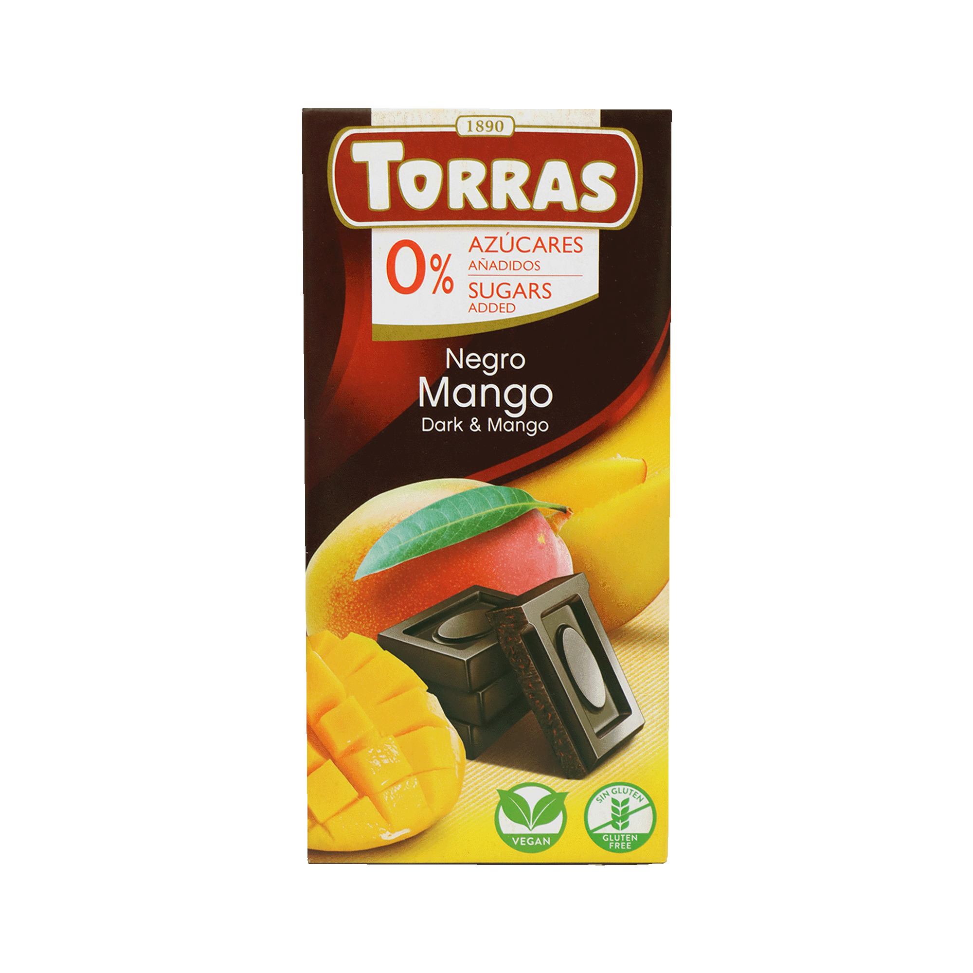 Плитка Torras тем.шок-манго б/г/с 75г