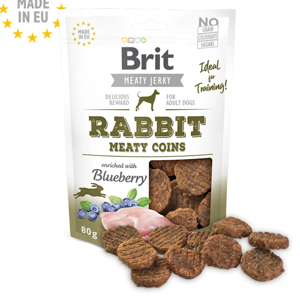 Սնեք / Brit snack Rabbit Meaty Coins 80g