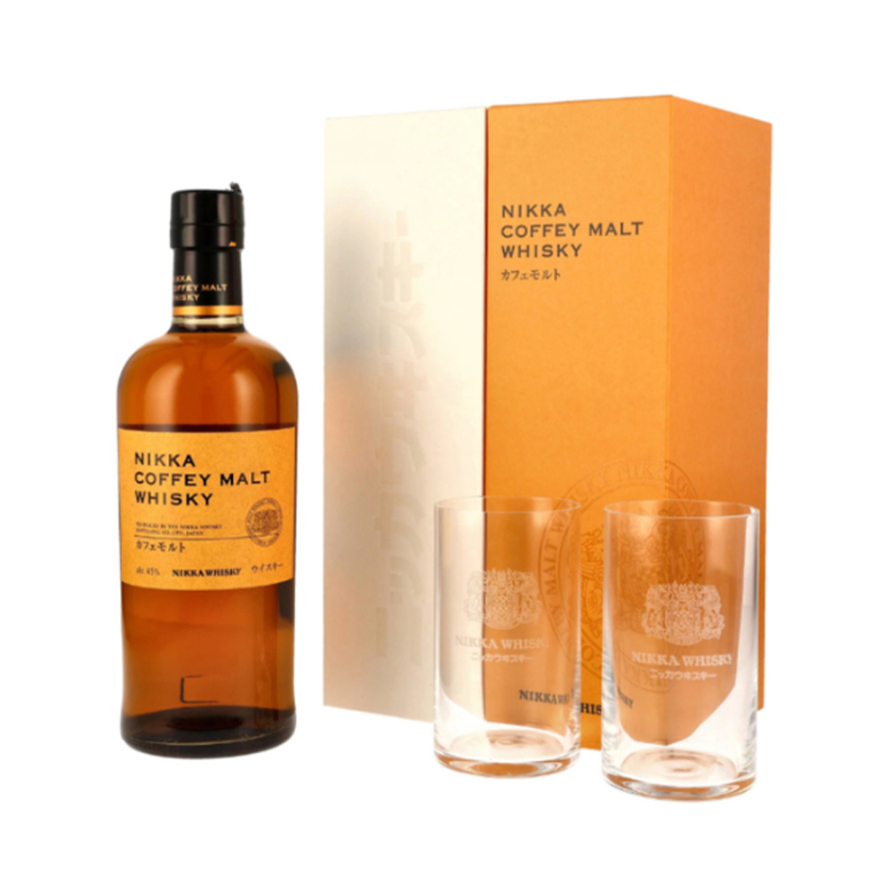 NIKKA "Coffey Malt" With 2 verres, վիսկի 0.7լ