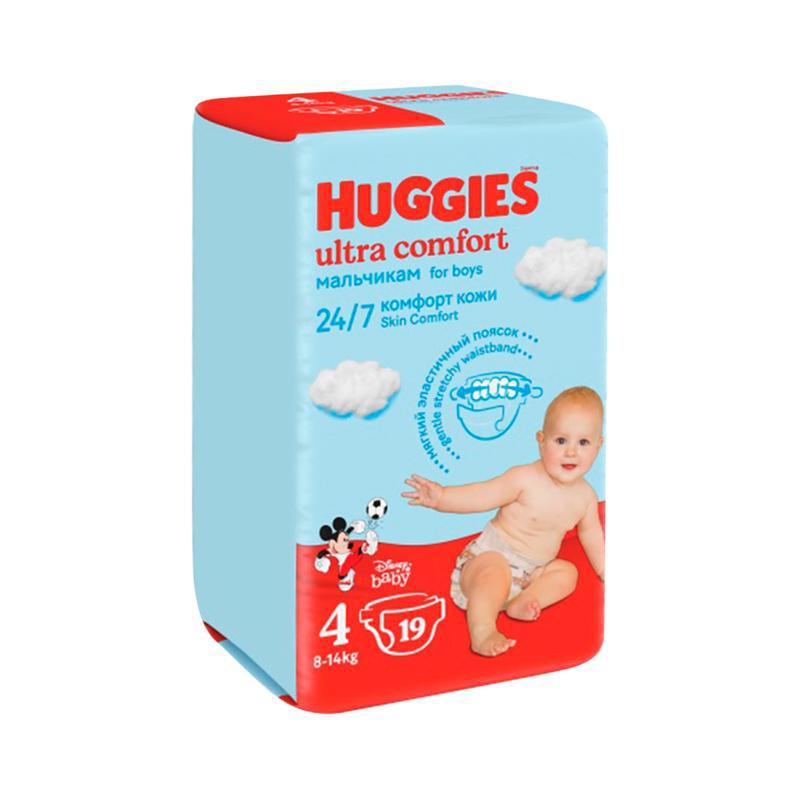 Подг. Huggies UltraComf.д/м 4 8-14кг19шт
