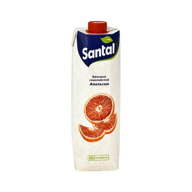 Juice drink "Santal" red orange 1l