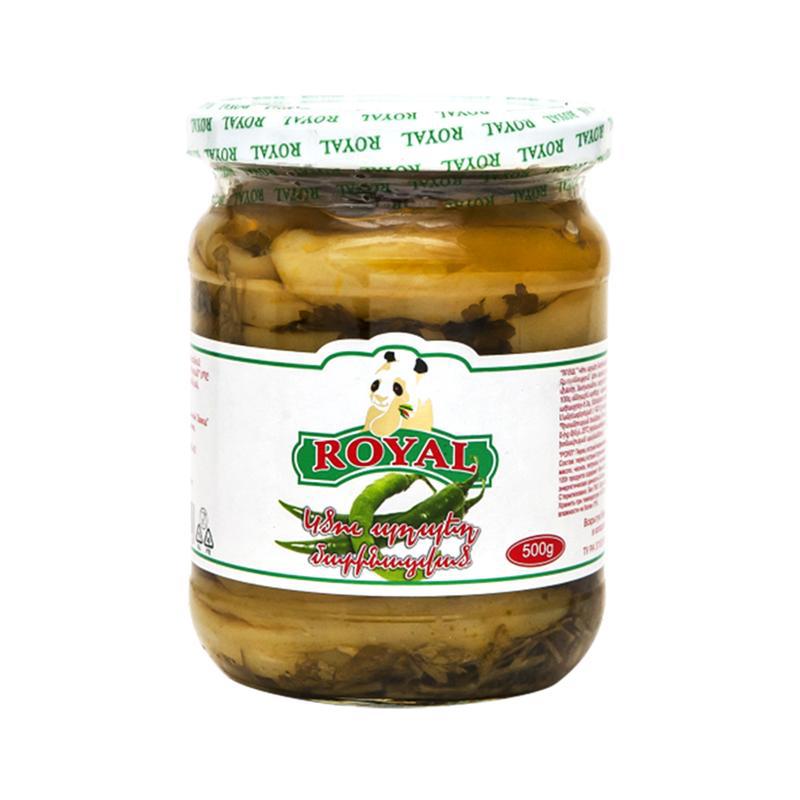 Marinated hot pepper "Royal" 500g