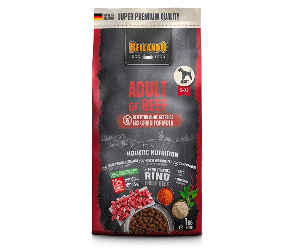 Շան չոր կեր BELCANDO Adult GF Beef 12.5 կգ