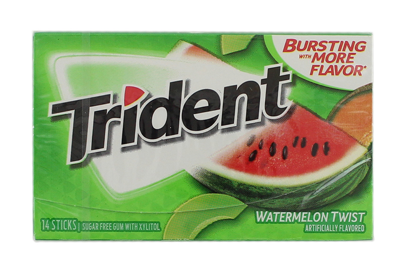 Watermelon chewing gum "Trident" 