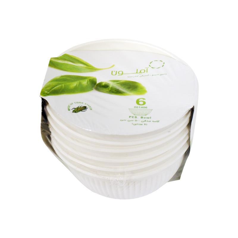 Disposable bowls "Amelon" 0.5l 6pcs 001406