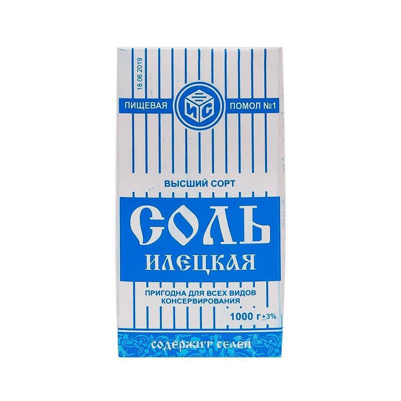 Աղ քարի «Իլեցկայա» յոդացված, բարձր կարգի 1կգ