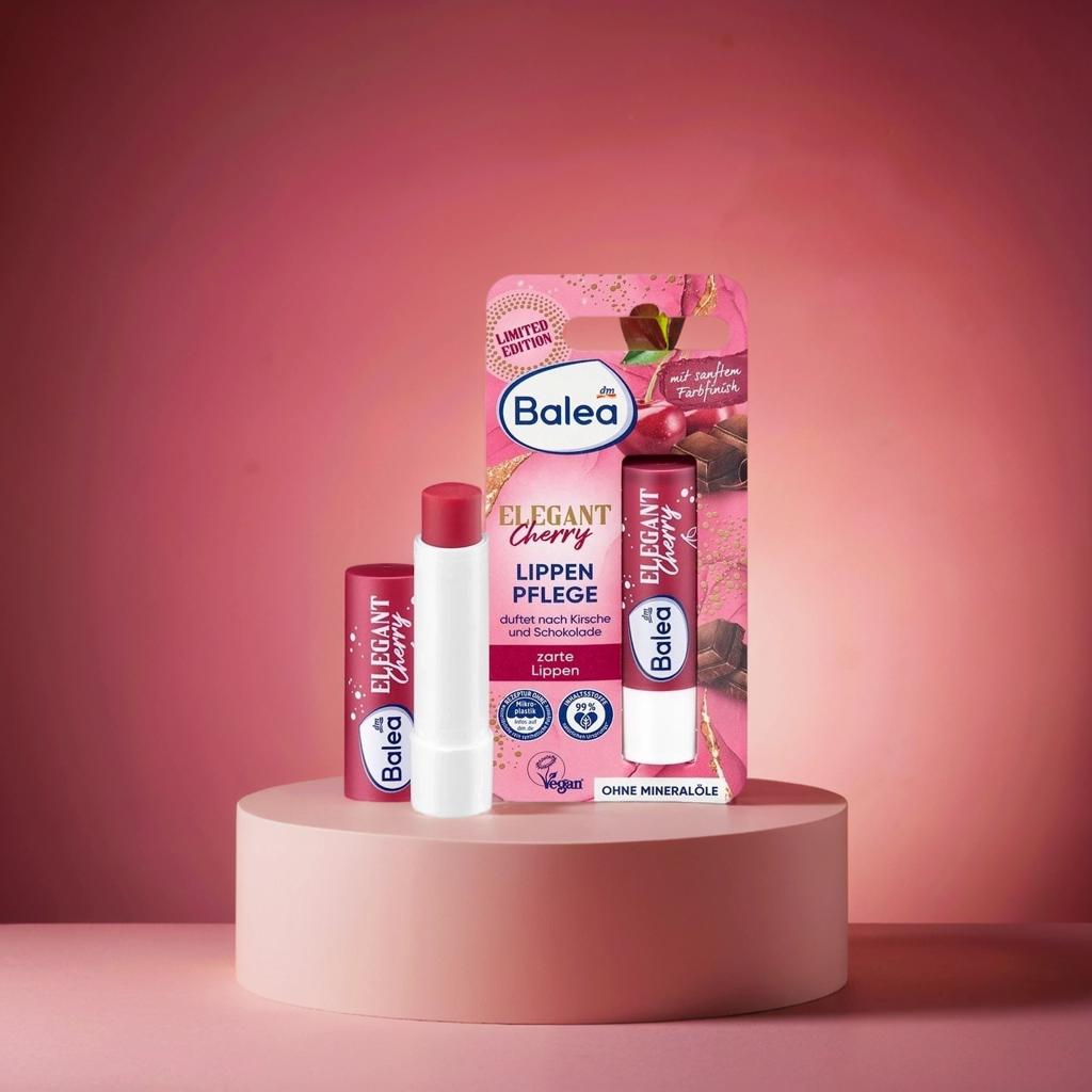 BALEA LIP CARE ELEGANT CHERRY, 4.8 G