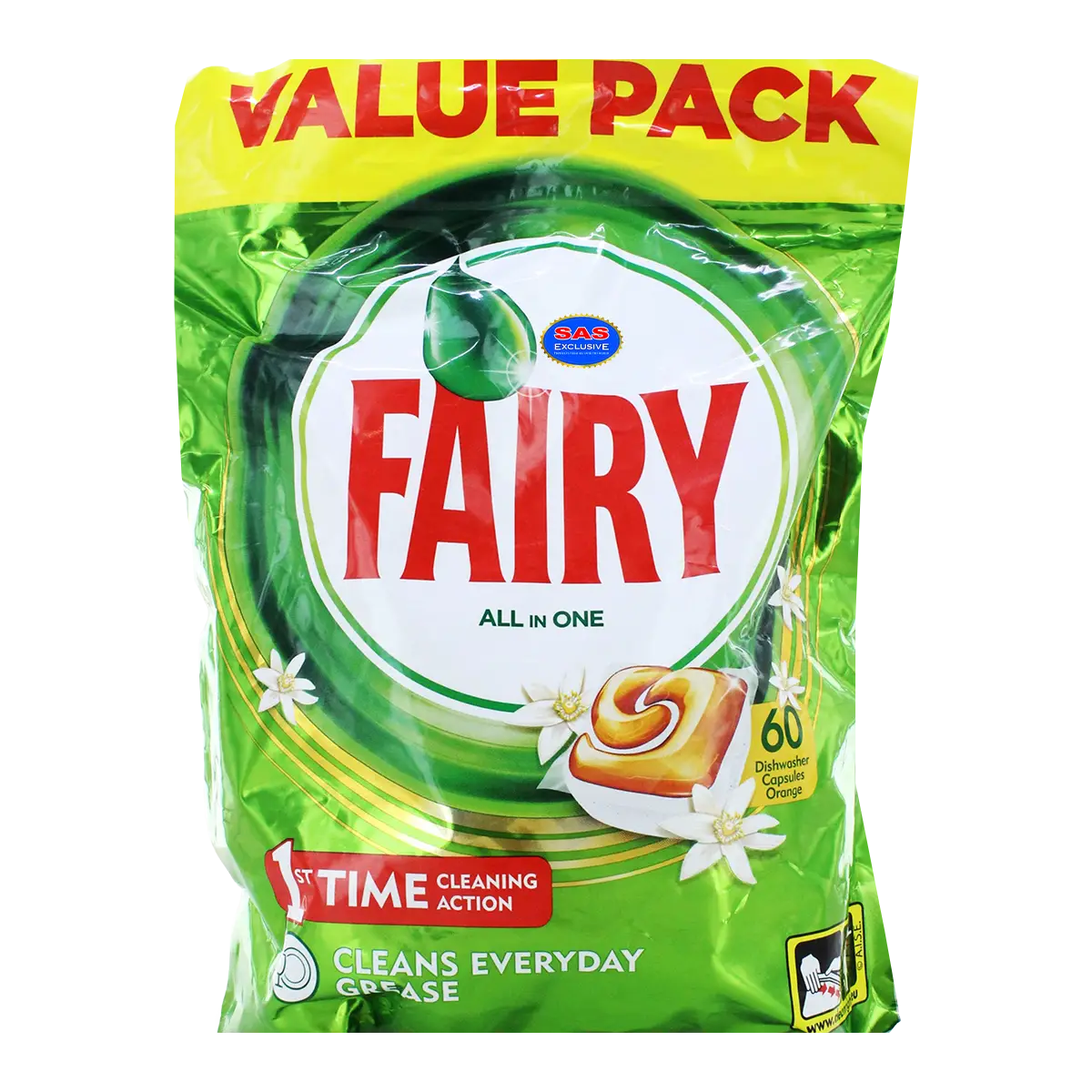 Capsules for dishwasher use "Fairy All In One" 60 pcs
