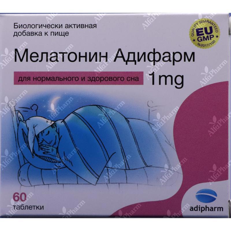 Melatonin Adipharm tablets 1mg x 60