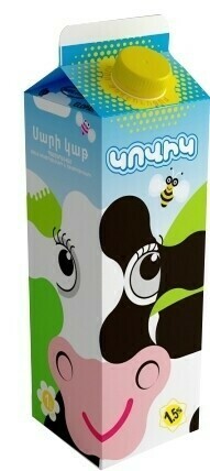 Milk "Kovik" 1l, richness 1.5%