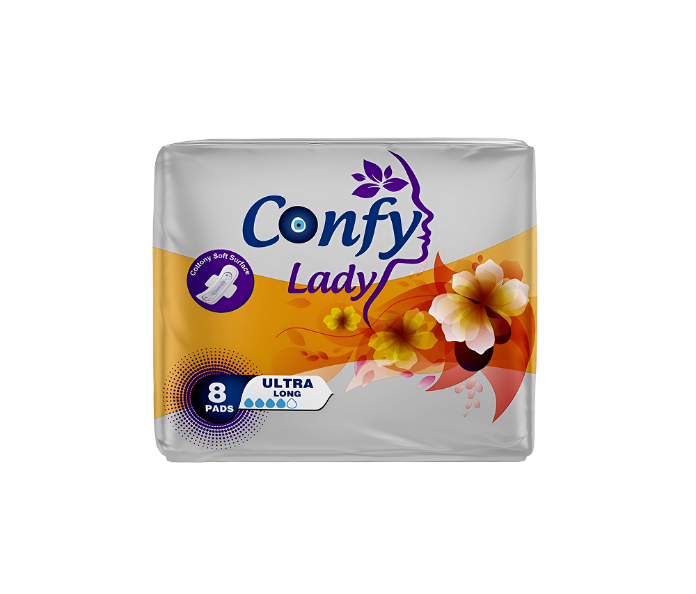 Միջադիր "երկար" "Confy" 4 կաթիլ, 8 հատ