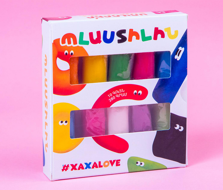 Plasticine 10 pcs 280g