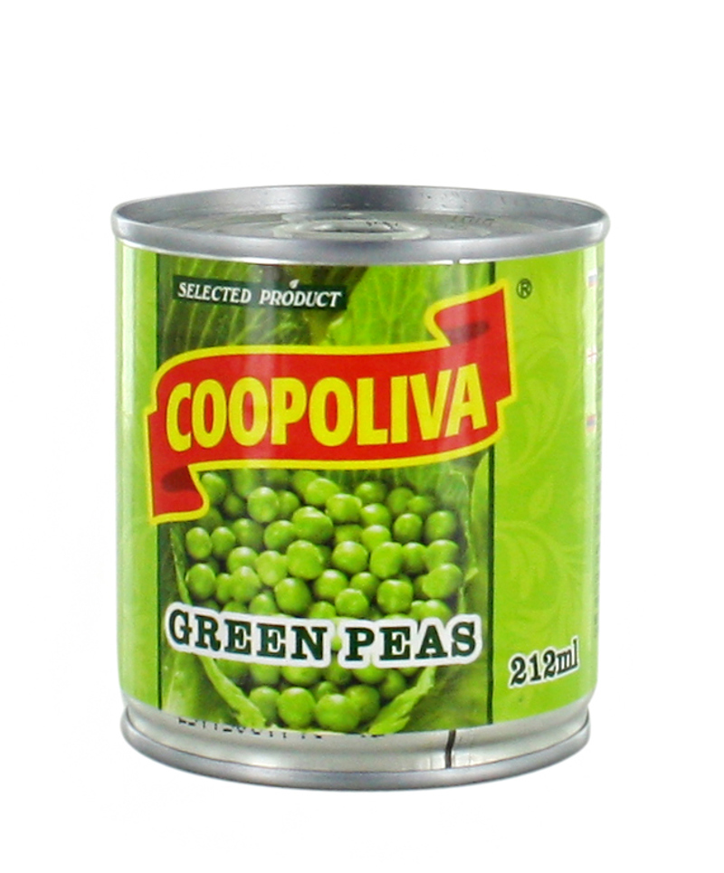 Green peas "Coopoliva" 212g