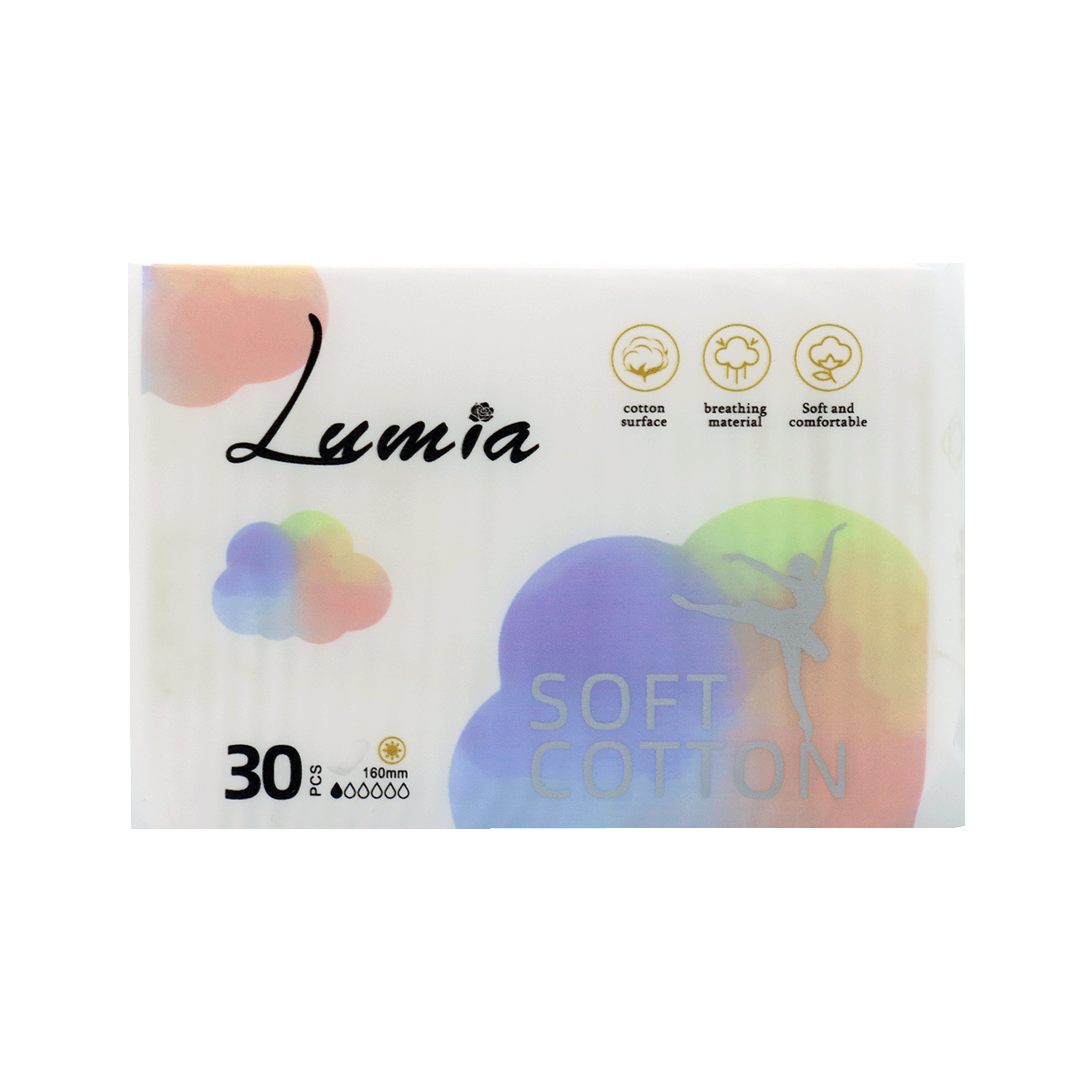 Daily pads "Lumia" Soft, cotton 30pcs