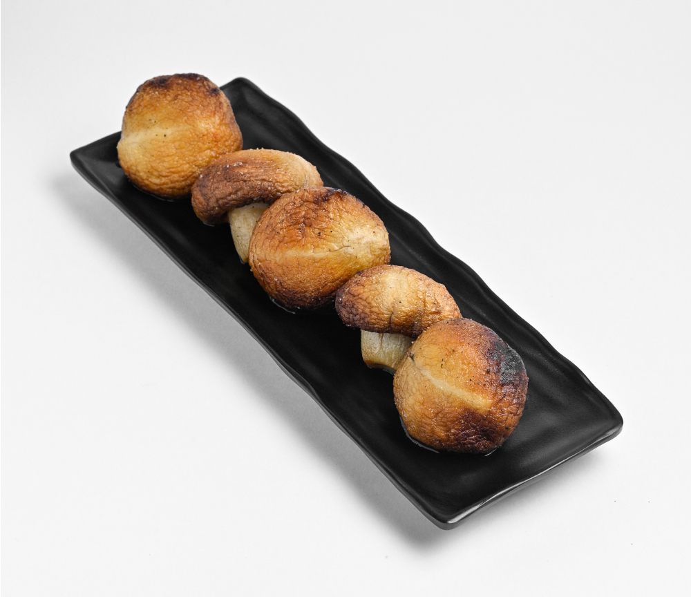 Грибы на мангале