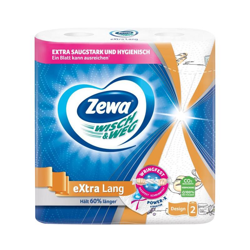 Թղթե սրբիչ «Զեվա» Էքսպերտ Վիշ ընդ Վեգ, երկշերտ 2հտ