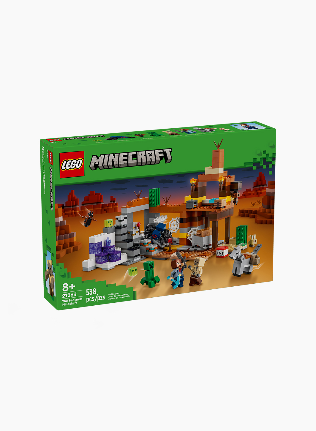 Lego Կառուցողական խաղ Minecraft «The badlands mineshaft»