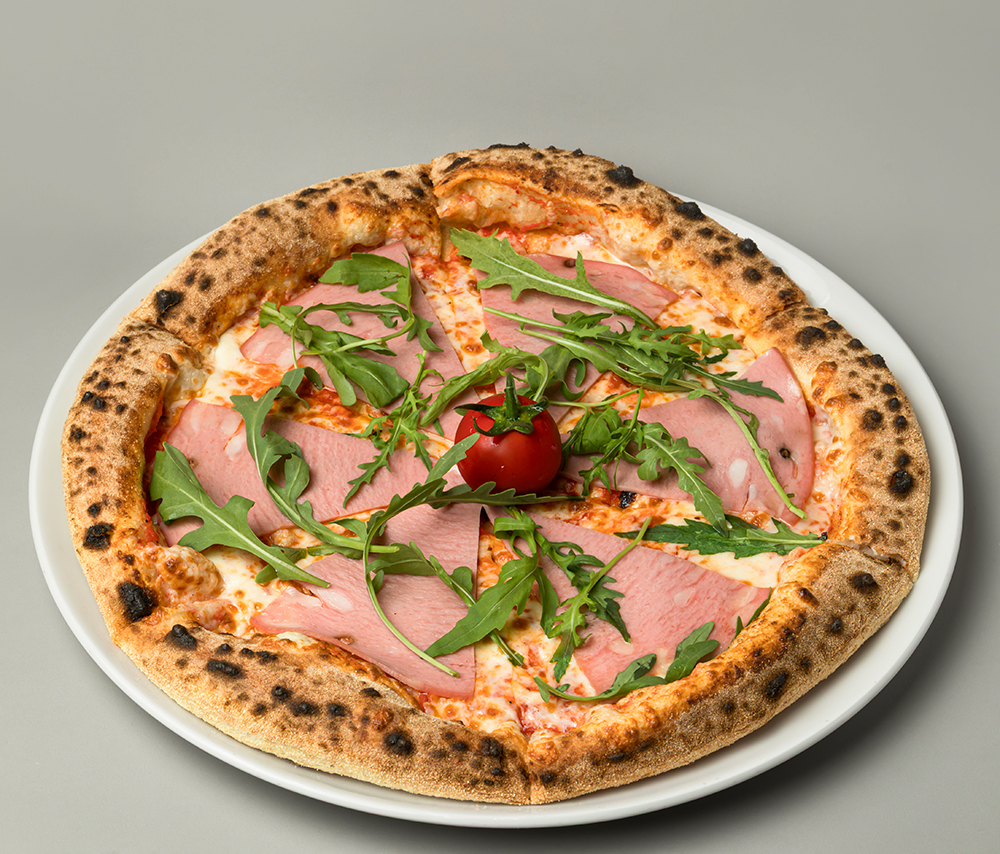 Pizza with Mortadella