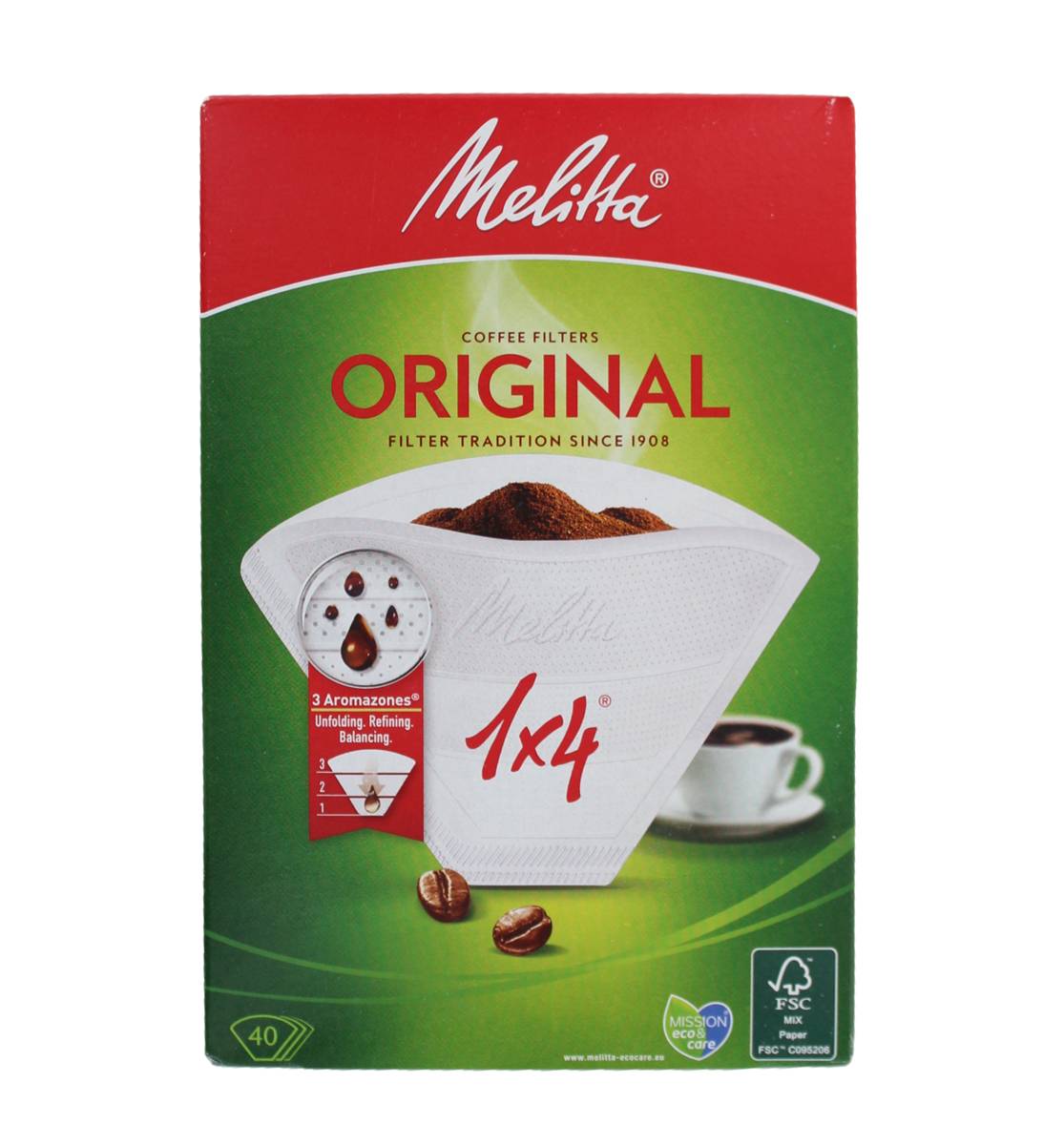 Սուրճի ֆիլտր "Melitta N4 Original" 40 հատ