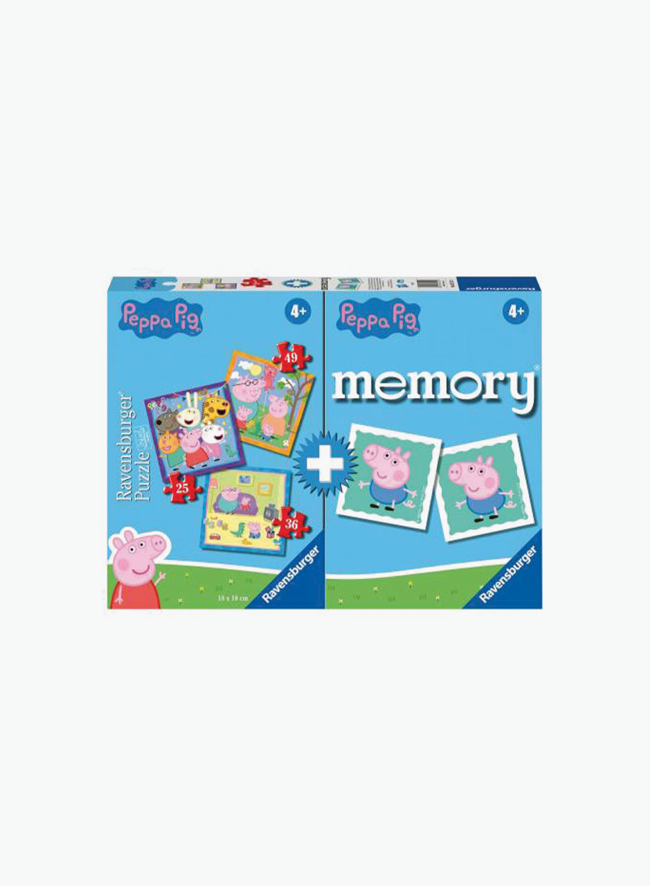 Ravensburger Настольная игра "Peppa Pig пазл + Memory"