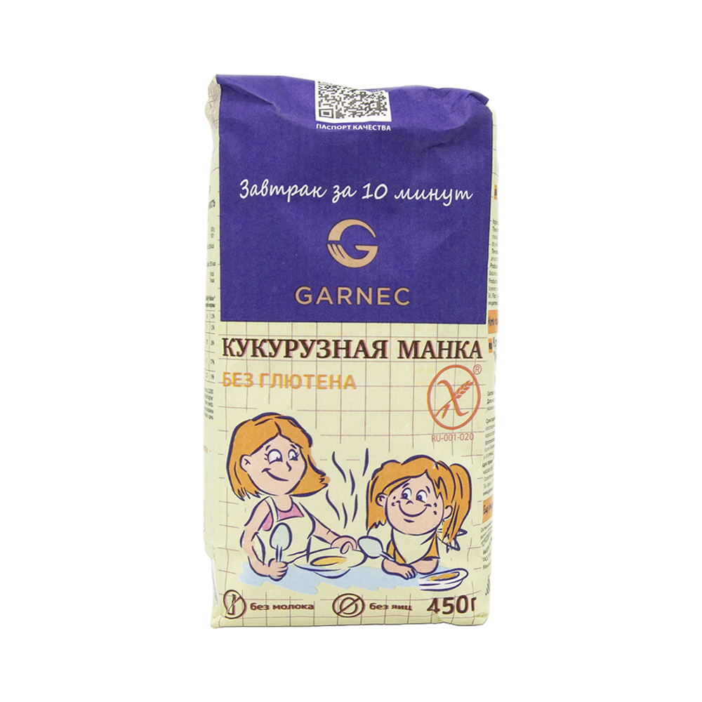 Corn semolina "Garnec" gluten free 450g