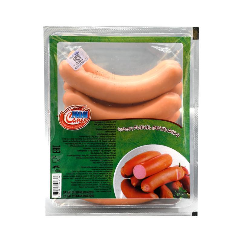 Сосиски в кишке "Моя Семья" кг
