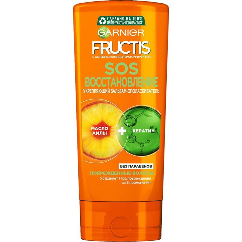 Бальзам-ополаскиватель "Garnier Fructis" 200мл