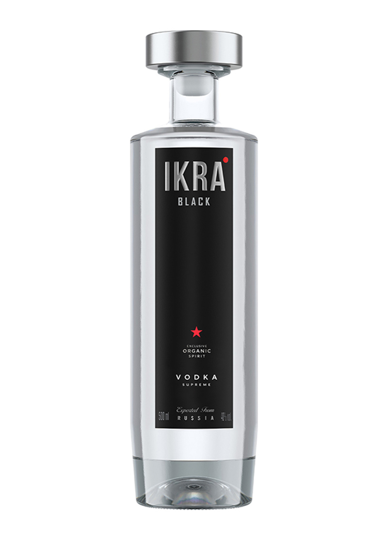 Водка "Ikra Black" 0.5л 