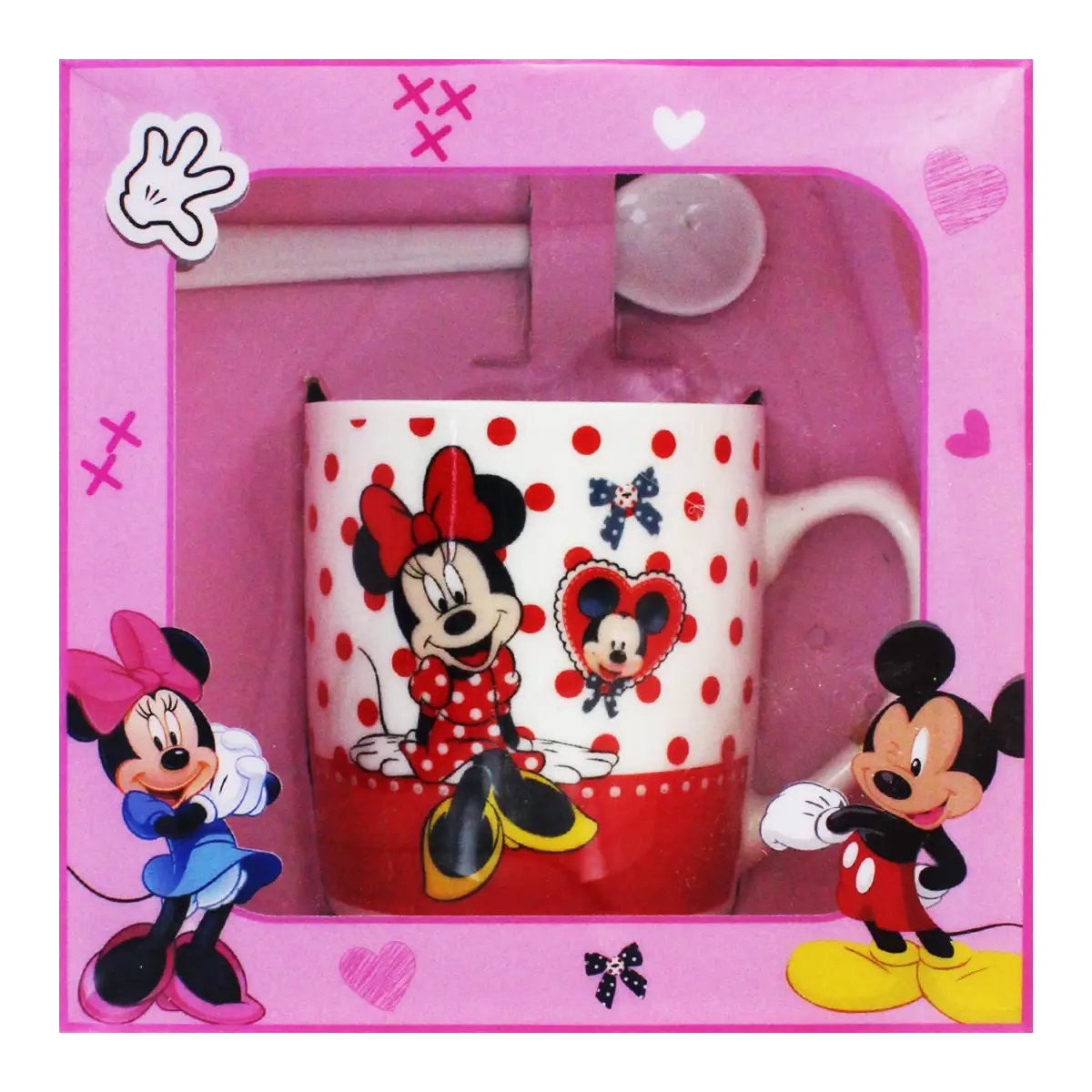 Բաժակ և գդալ "Minnie Mouse"