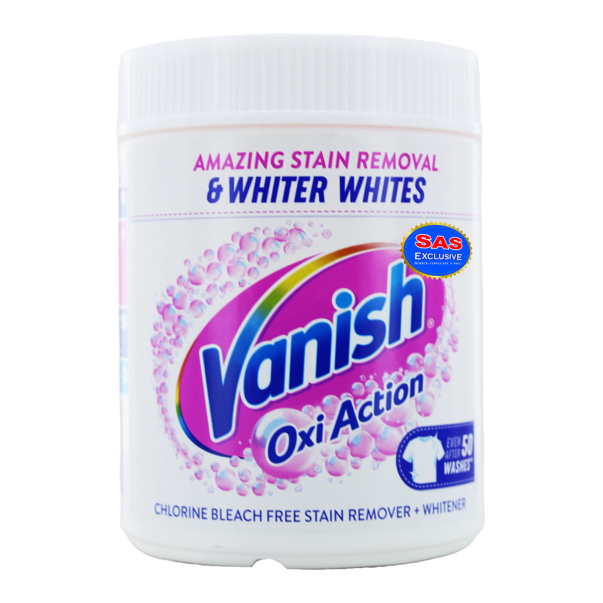 Пятновыводящий и отбеливающий порошок "Vanish Oxi Action" 470г