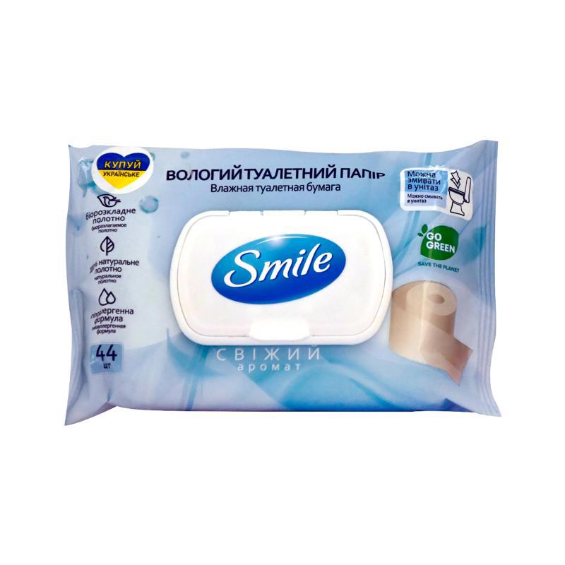Т/Б влажн. Smile свеж.аромат 44шт