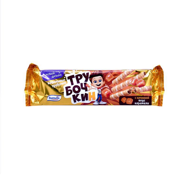 Wafer sticks "Vitba" Trubochkin, caramel 120g