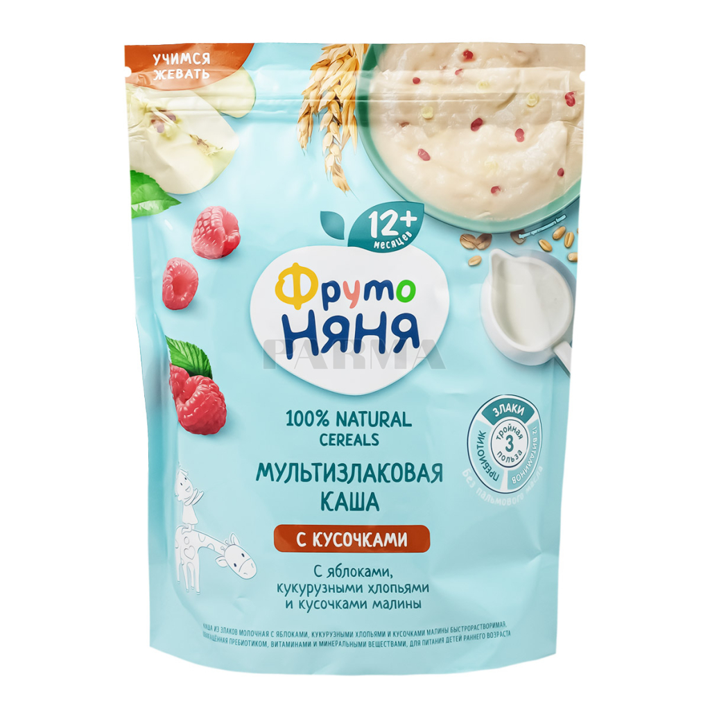 16848 Fruto Nyanya / Ֆրուտո Նյանյա Շիլա կաթ․ բազմ․ խնձ, ազնվամորի 200գ