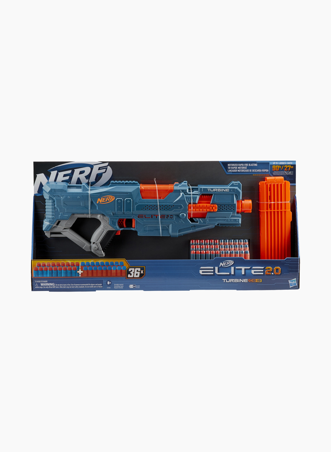 Hasbro Бластер NERF ELITE 2.0 "TURBINE CS 18"