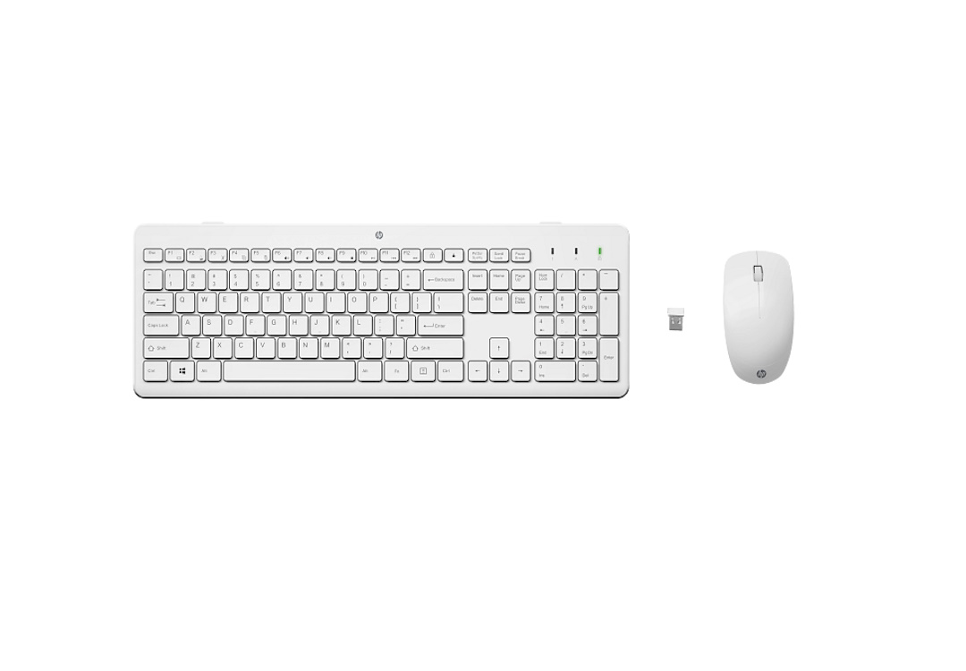 Ստեղնաշար և մկնիկ HP 230 WL Combo White 3L1F0AA