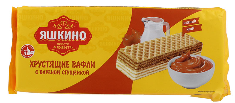 Wafer with condensed milk "Yashkino" 300g