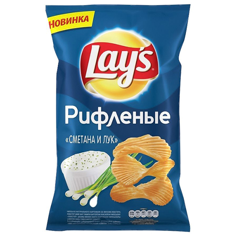 Chips "Lay's" 150g Sour cream and oinon
