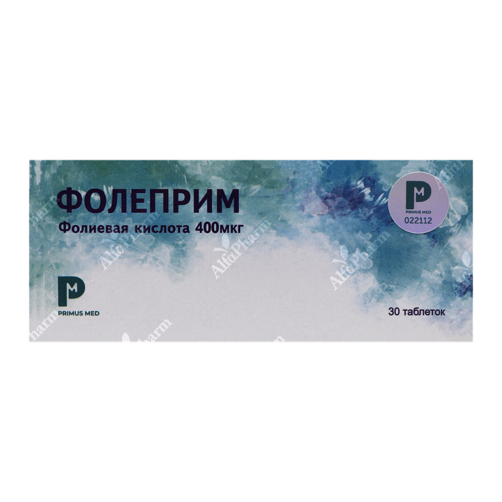 Фолеприм-L таб 400мкг х 30