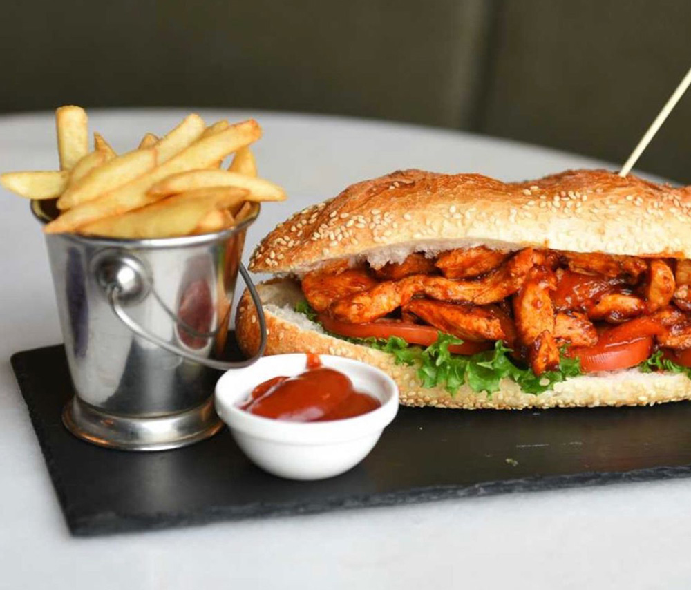 Սենդվիչ հավի մսով (կծու)