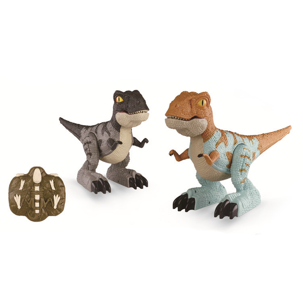 Remote Control Spray Dinosaur Toy with Light Up & Realistic Roaring Sounds