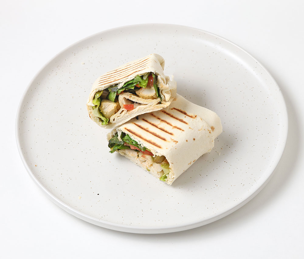 Рап с курицей с горчичным соусом