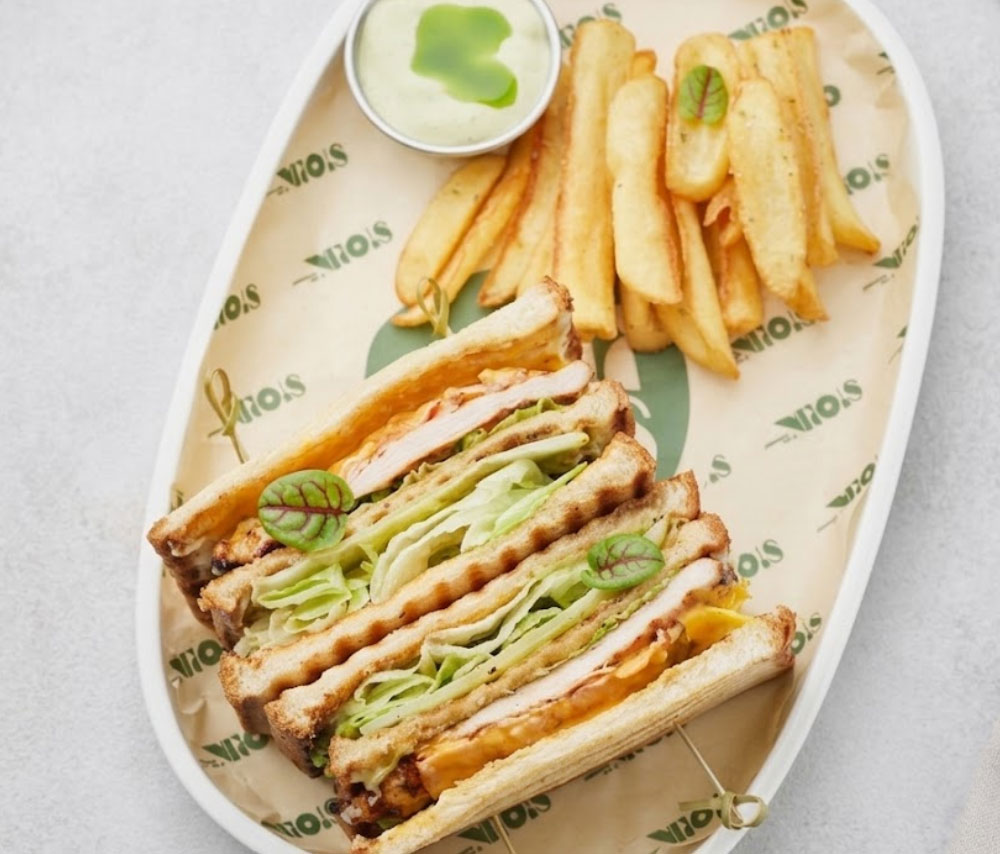 Club sandwich in Storia