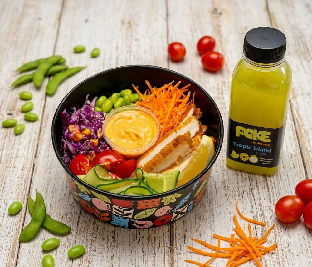 Chicken bowl 500g + Tropic Island
