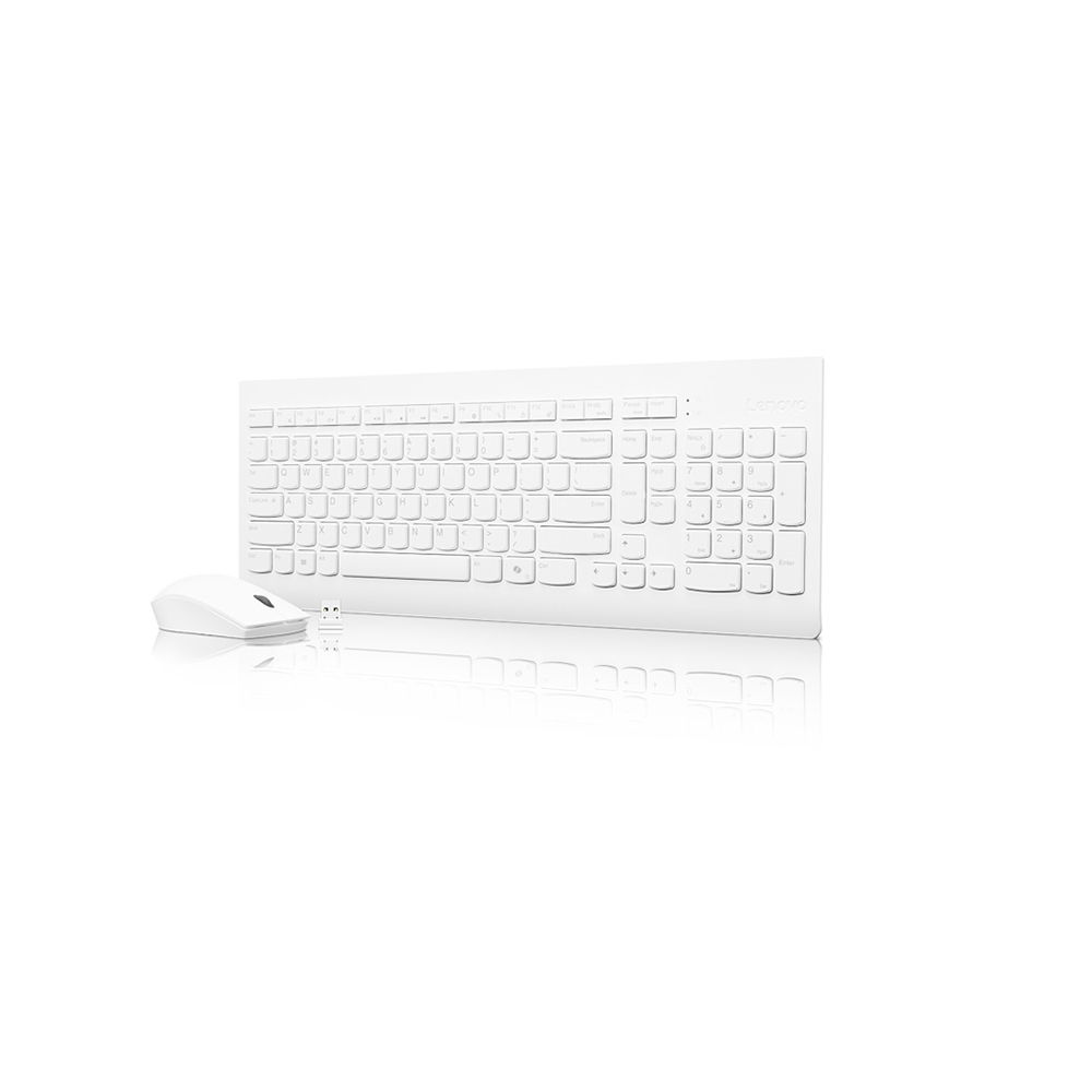 Ստեղնաշար և մկնիկ Lenovo Wireless 510 Combo White GX31F38001