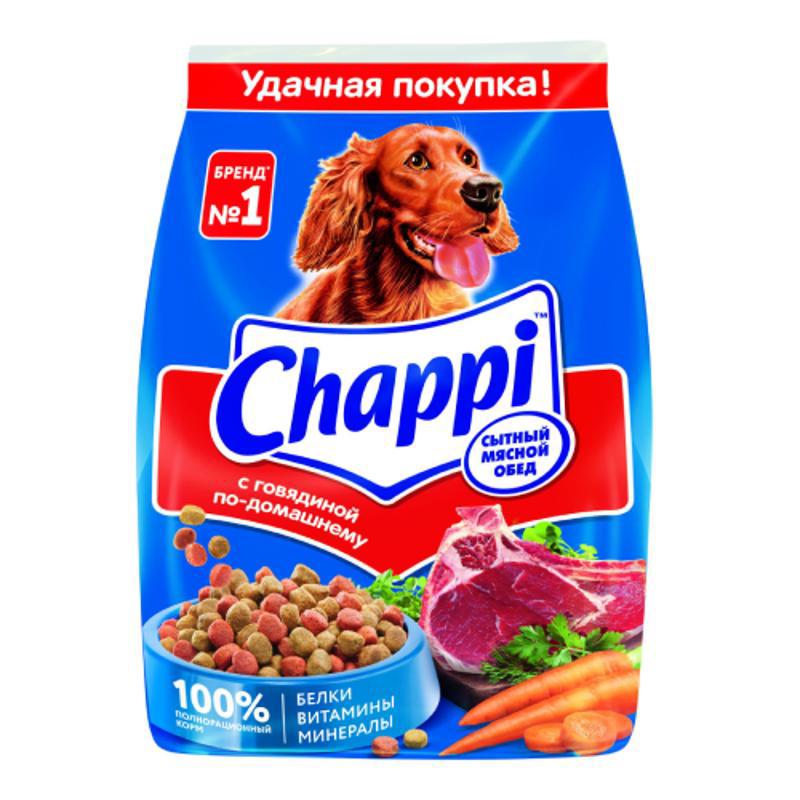 Dog food dry, Chappy with beef 600g