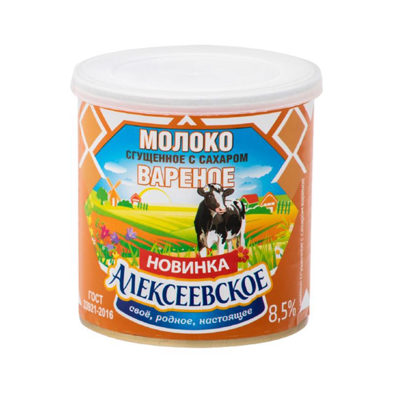 Boiled condensed milk "Alekseevskoe" 8.5% (can) 360g