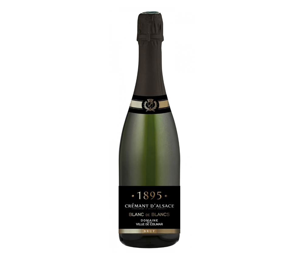 DOMAINE VITICOLE DE LA VILLE DE COLMAR Crémant D'Alsace Blanc de blanc Brut, փրփրուն գինի 0.75լ