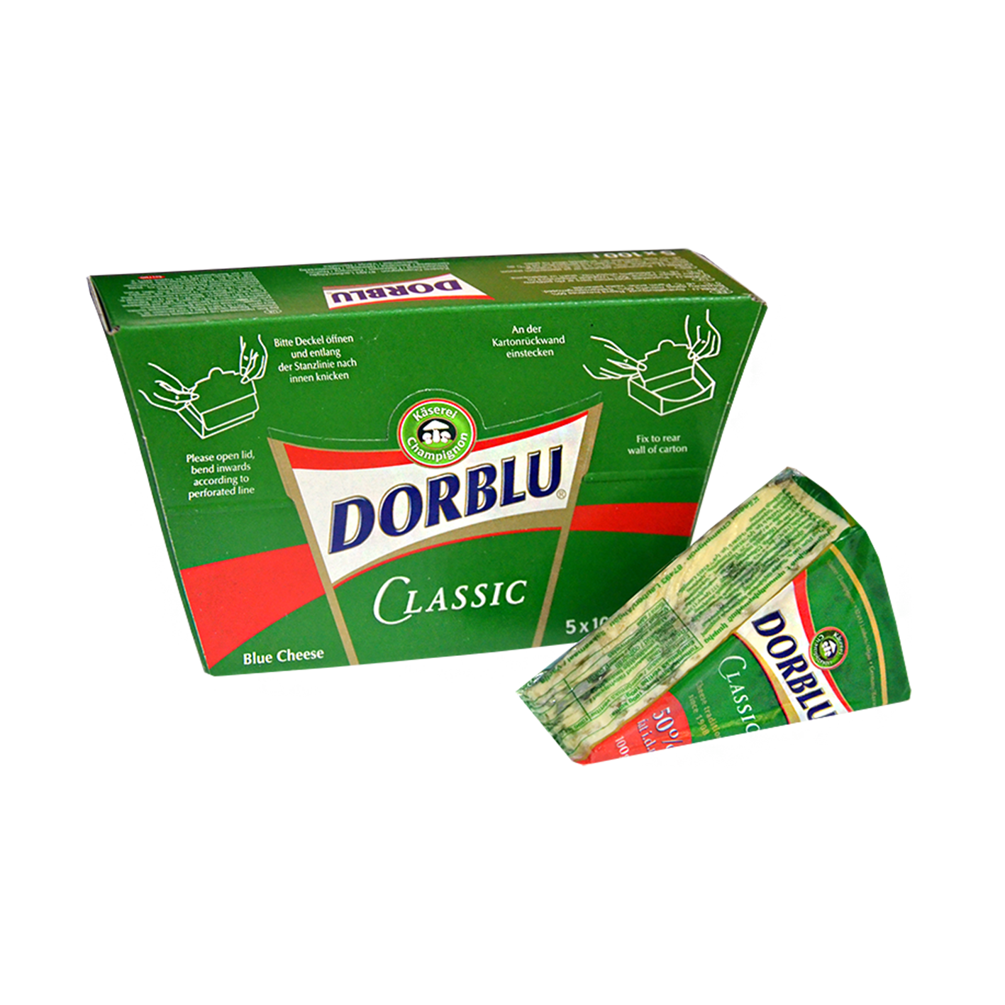 Сыр с голубой плесенью "Дорблю" 100г