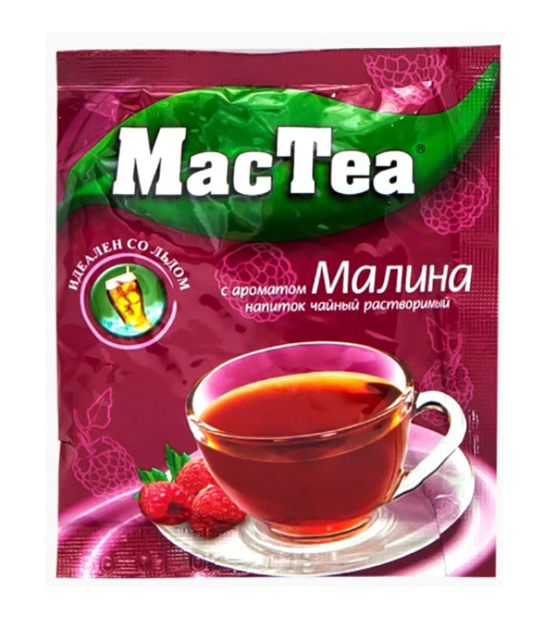 Mac Tea Rasberry Թեյ լուծվող «Mac Tea» 16գ Դեղձ