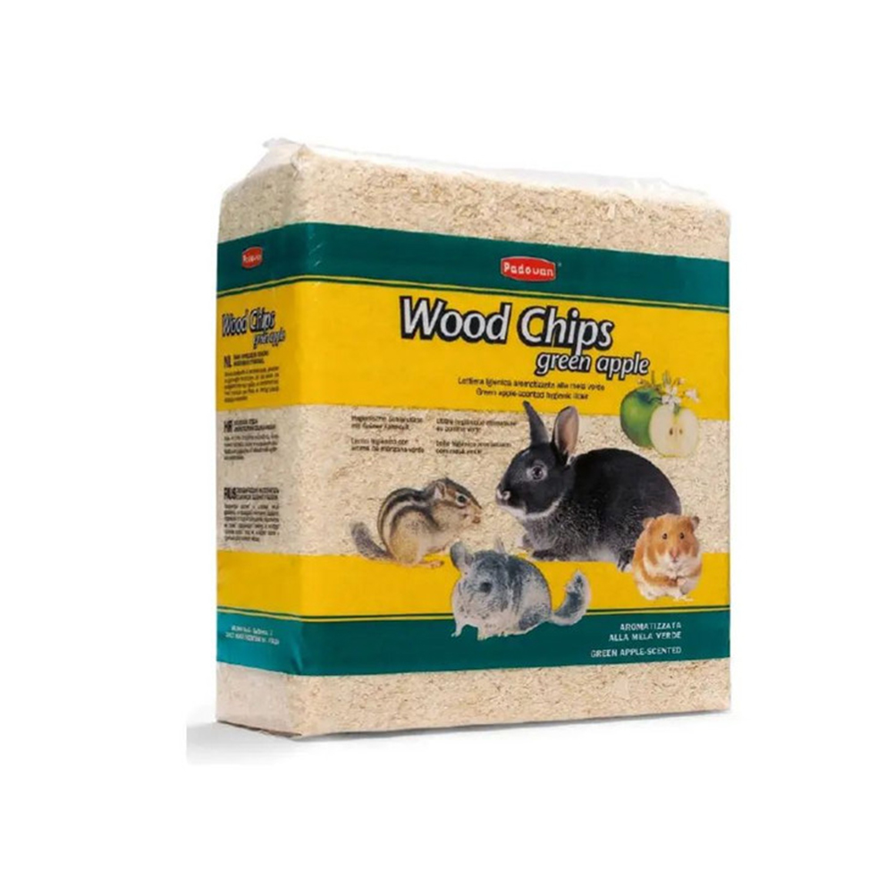 Լցանյութ WOOD CHIPS, green apple 14l